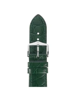 HIRSCH Uhrenarmbänder | Zubehör-Crocograin grün