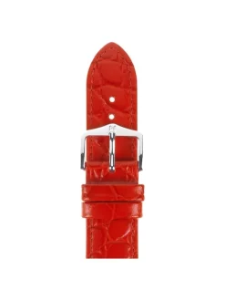 HIRSCH Uhrenarmbänder | Zubehör-Crocograin rot