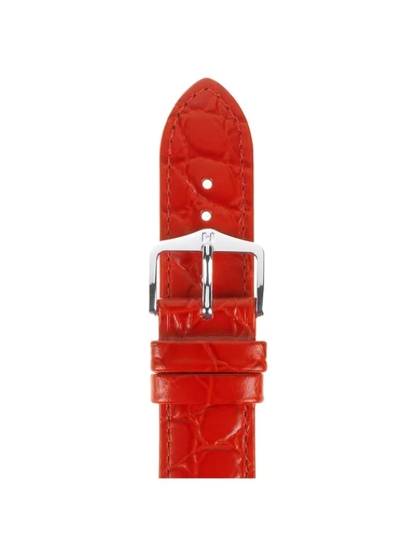 HIRSCH Uhrenarmbänder | Zubehör-Crocograin rot