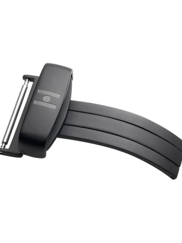 HIRSCH Schließen | Uhrenarmbänder-Deployment Buckle Plus schwarz BC10505