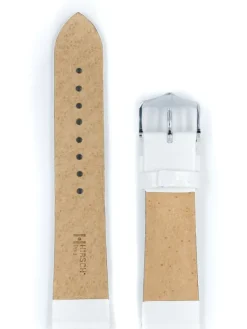 HIRSCH Uhrenarmbänder | Zubehör-Diva, weiß glänzend 01536100