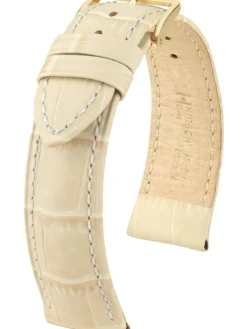 HIRSCH Uhrenarmbänder-Duke, beige