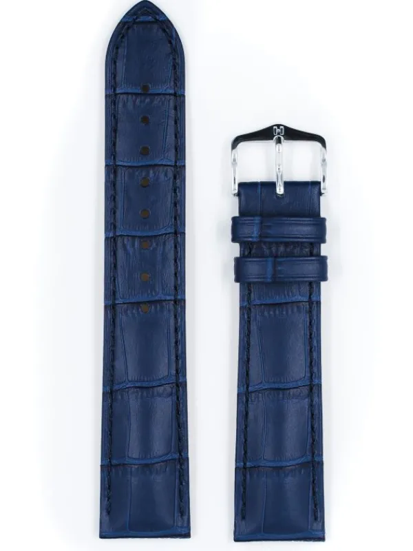 HIRSCH Uhrenarmbänder-Duke, blau 01028080