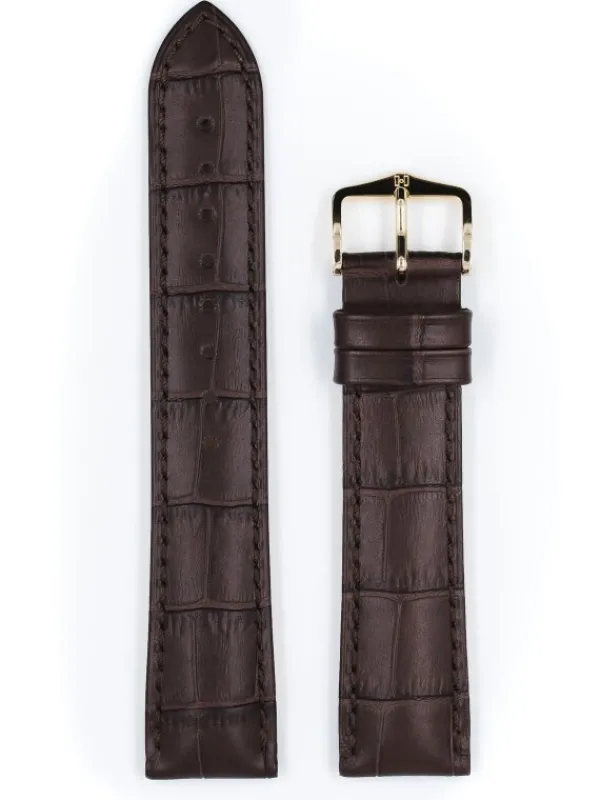 HIRSCH Uhrenarmbänder-Duke, braun 01028010
