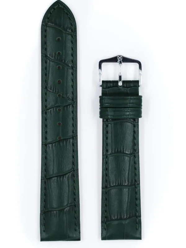 HIRSCH Uhrenarmbänder-Duke, dunkelgrün