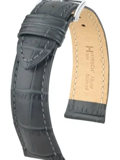 HIRSCH Uhrenarmbänder-Duke, grau 01028030