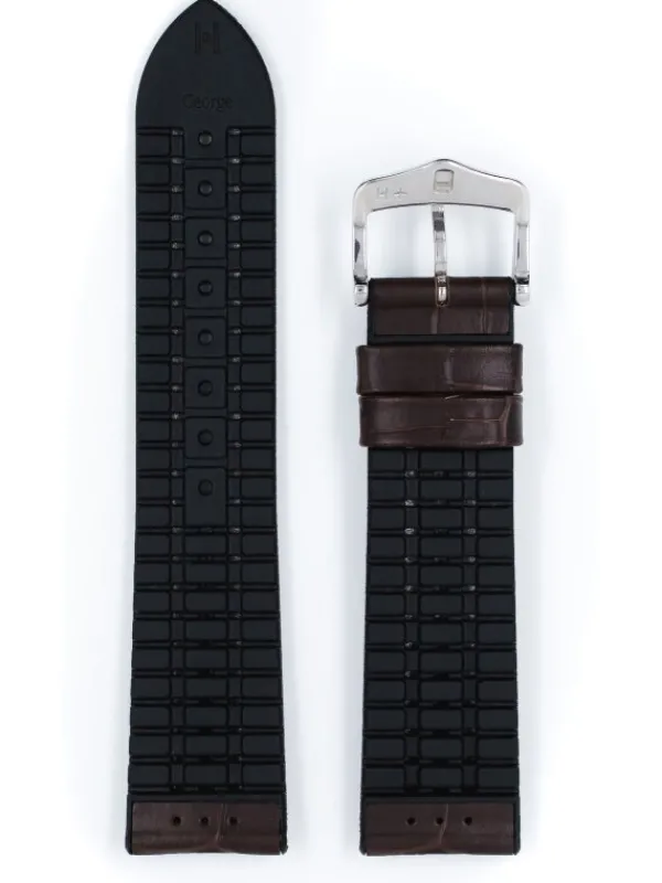 HIRSCH Uhrenarmbänder | Zubehör-George, braun 0925128010