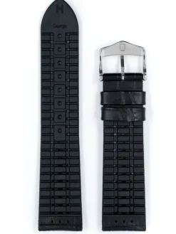 HIRSCH Uhrenarmbänder | Zubehör-George, schwarz 0925128050