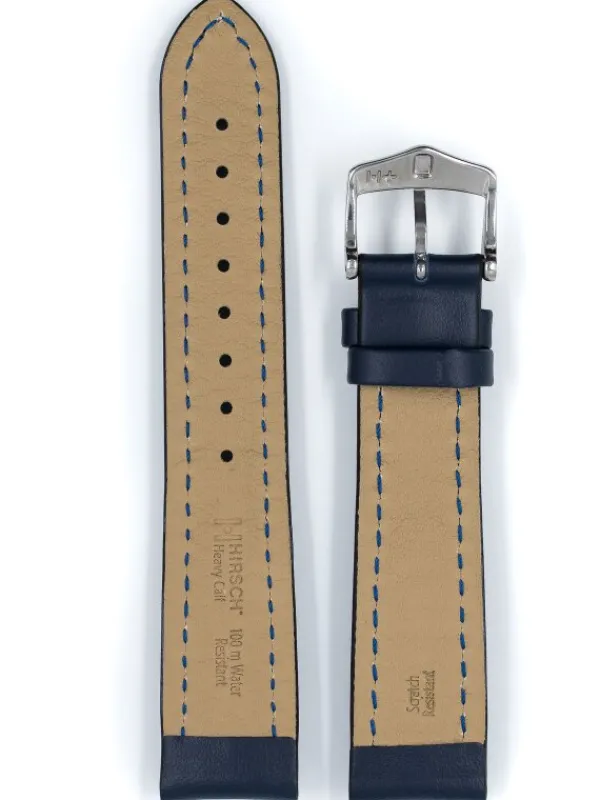 HIRSCH Uhrenarmbänder | Zubehör-Heavy Calf, blau 01475080