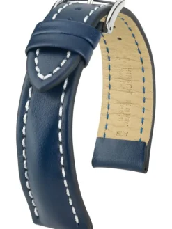 HIRSCH Zubehör-Heavy Calf, blau, L, 22 mm/18 mm 02475080-2-22