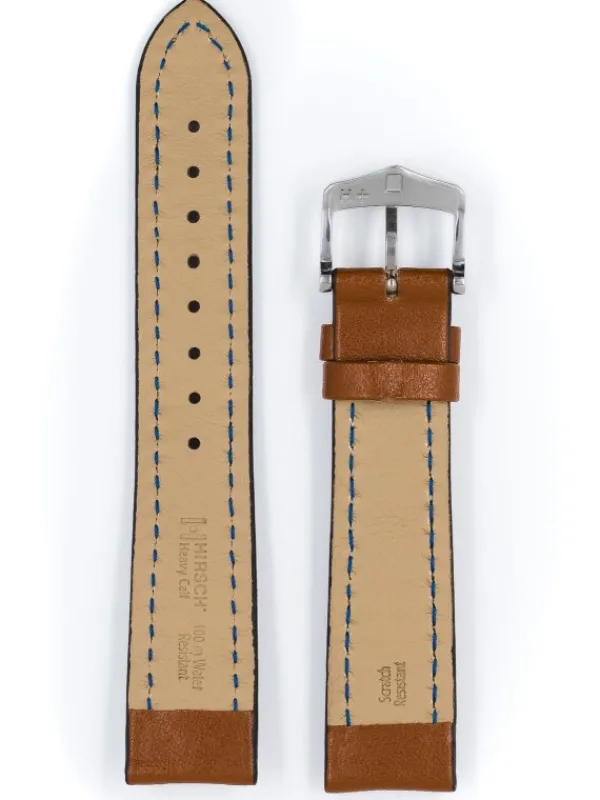 HIRSCH Zubehör-Heavy Calf, goldbraun, L, 22 mm/18 mm 02475070-2-22