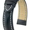 HIRSCH Zubehör-Heavy Calf, schwarz, L, 22 mm/18 mm 02475050-2-22