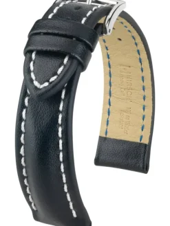HIRSCH Zubehör-Heavy Calf, schwarz, L, 22 mm/18 mm 02475050-2-22