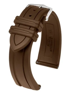 HIRSCH Uhrenarmbänder-Hevea, braun 40458815
