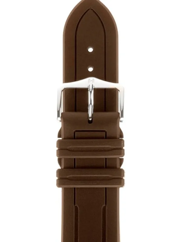 HIRSCH Uhrenarmbänder-Hevea, braun 40458815