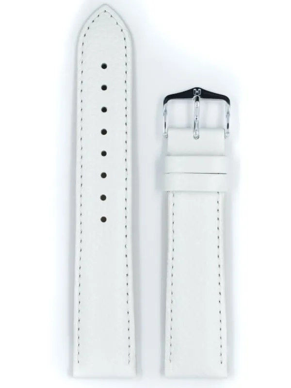 HIRSCH Uhrenarmbänder-Kansas, weiß 01502000