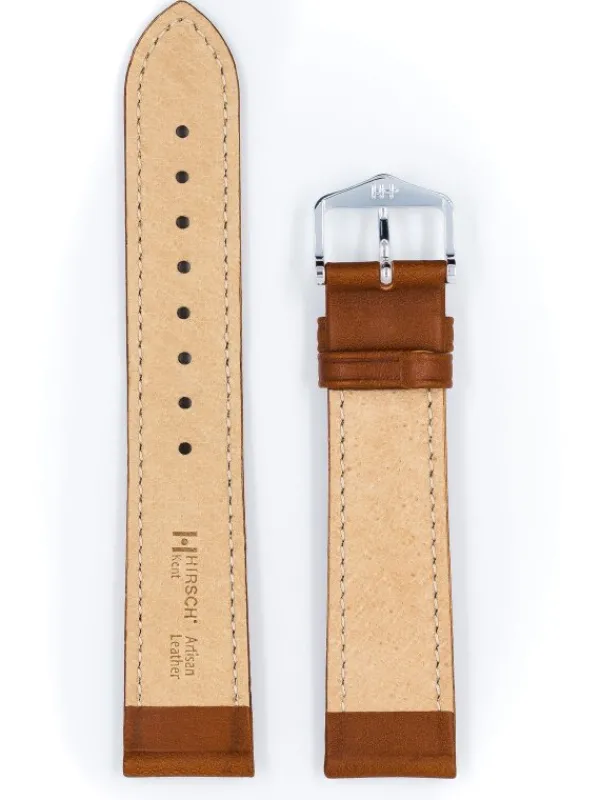 HIRSCH Uhrenarmbänder-Kent, goldbraun 01002070