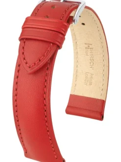 HIRSCH Uhrenarmbänder-Kent, rot