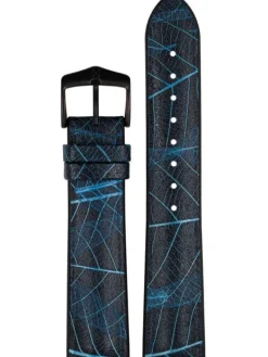 HIRSCH Uhrenarmbänder-Leaf, blau 925046080