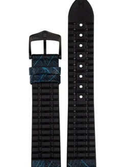 HIRSCH Uhrenarmbänder-Leaf, blau 925046080