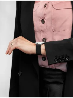 HIRSCH Uhrenarmbänder | Zubehör-Milanaise, schwarz 30161450