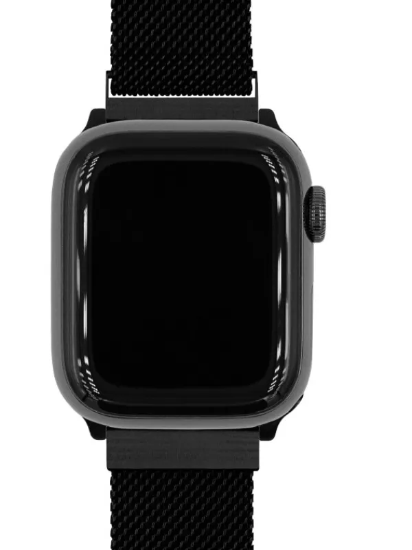 HIRSCH Uhrenarmbänder | Zubehör-Milanaise, schwarz 30161450