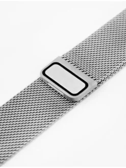 HIRSCH Uhrenarmbänder | Zubehör-Milanaise, silber 30161434