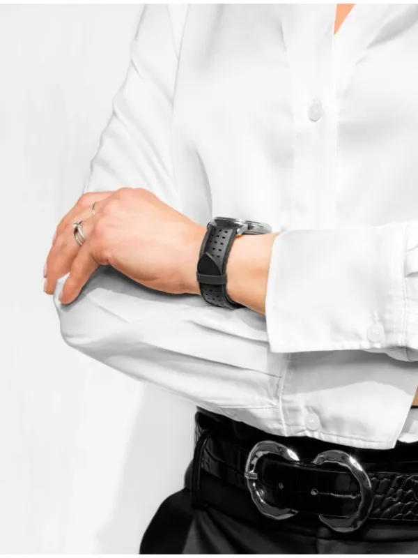 HIRSCH Uhrenarmbänder | Zubehör-NYAD, schwarz 0925099