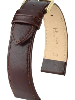 HIRSCH Uhrenarmbänder | Zubehör-Osiris, braun glänzend 03475010