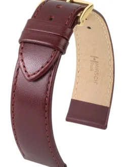 HIRSCH Uhrenarmbänder | Zubehör-Osiris, burgunder glänzend 03475060