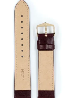 HIRSCH Uhrenarmbänder | Zubehör-Osiris, burgunder glänzend 03475060