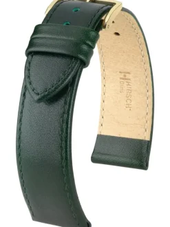 HIRSCH Uhrenarmbänder | Zubehör-Osiris, dunkelgrün glänzend 03475040
