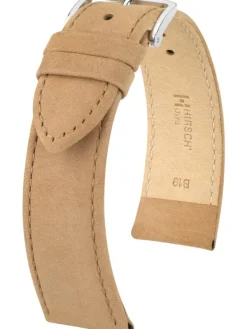 HIRSCH Uhrenarmbänder | Zubehör-Osiris Nubuk, beige 03433190