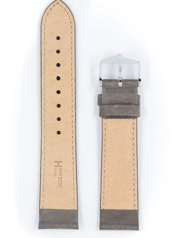 HIRSCH Uhrenarmbänder | Zubehör-Osiris Nubuk, grau 03433030