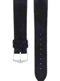 HIRSCH Uhrenarmbänder | Zubehör-Osiris Nubuk, schwarz 03433150