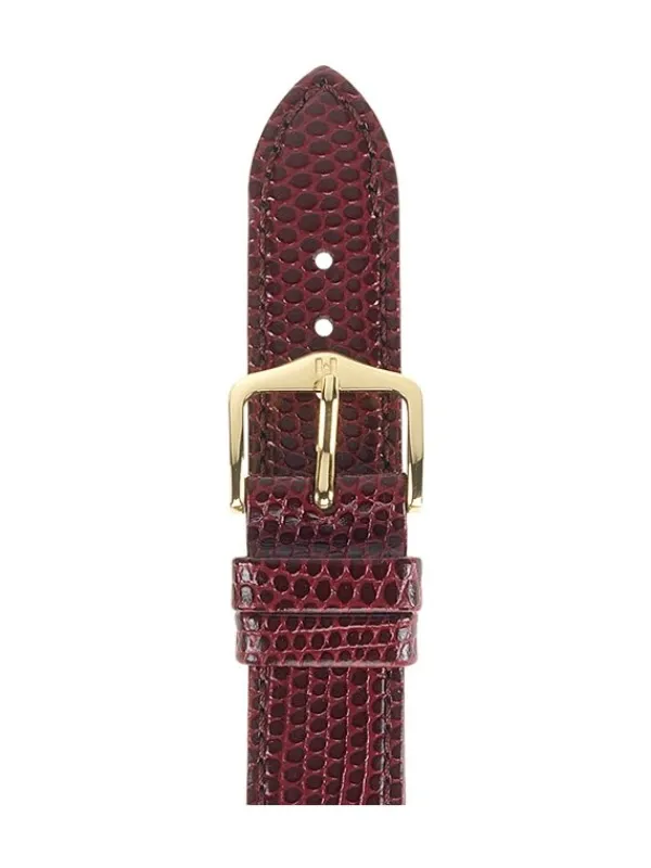 HIRSCH Uhrenarmbänder | Zubehör-Rainbow, burgunder