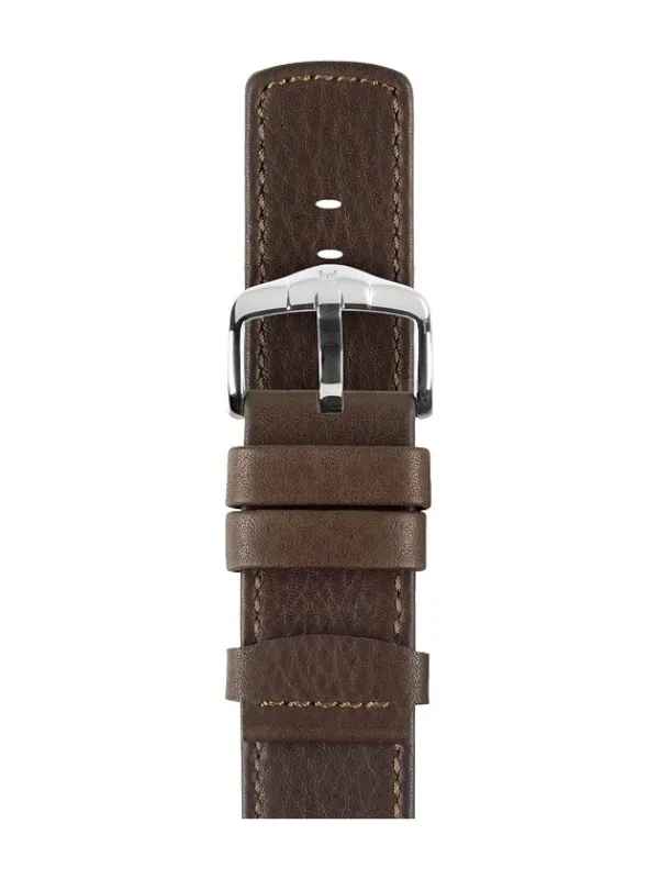 HIRSCH Uhrenarmbänder | Zubehör-Rebel, braun, L, 24 mm 05202010-2-24