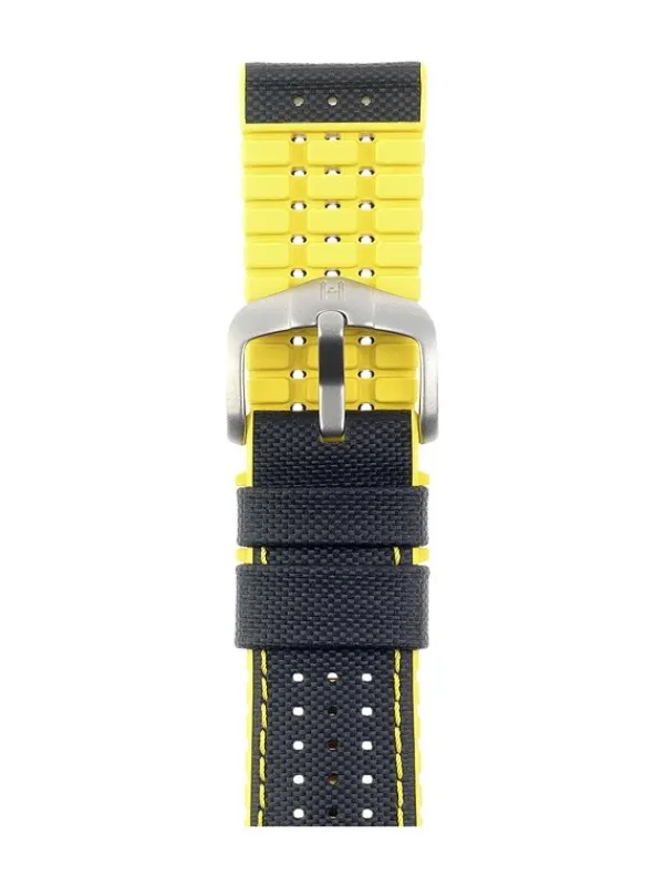 HIRSCH Uhrenarmbänder | Zubehör-Robby, schwarz / gelb 0917294050