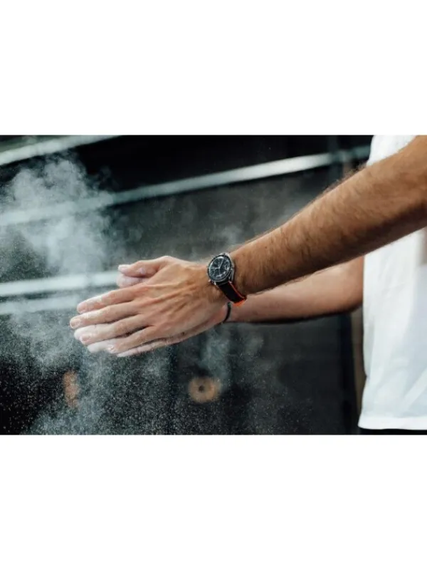 HIRSCH Uhrenarmbänder | Zubehör-Robby, schwarz / orange 0917694050