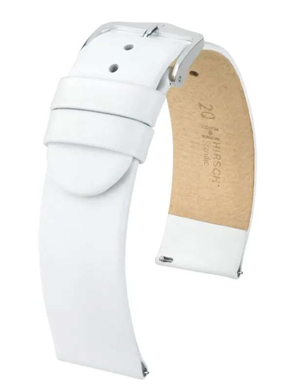 HIRSCH Uhrenarmbänder-Scandic, weiß