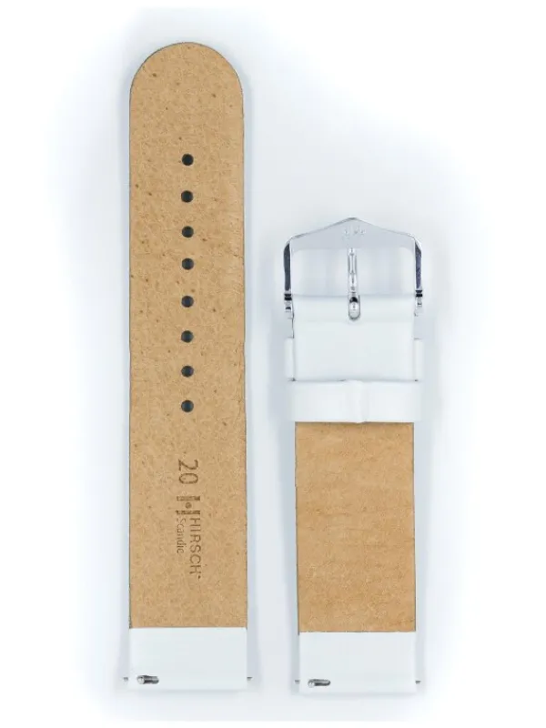 HIRSCH Uhrenarmbänder-Scandic, weiß