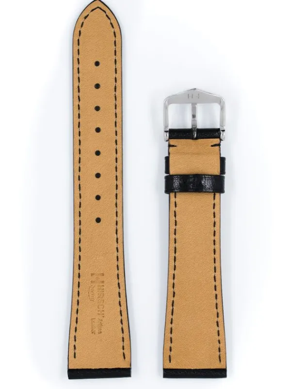 HIRSCH Uhrenarmbänder | Zubehör-Siena, schwarz 04202050