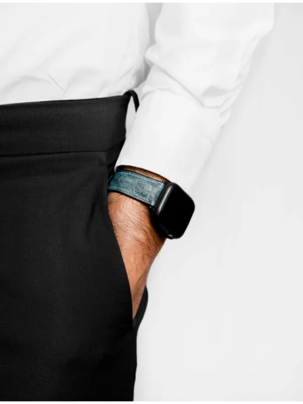 HIRSCH Uhrenarmbänder | Zubehör-Stone, blau 0925044080