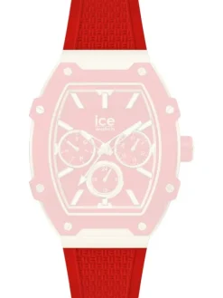 Ice Watch Uhrenarmbänder | Damenuhren-Band - Boliday - Red - 16mm B023985
