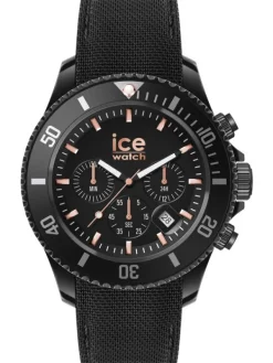 Ice Watch Herrenuhren | Damenuhren-ICE chrono Black Rose-Gold Large 44mm 020620