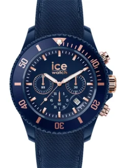 Ice Watch Herrenuhren | Damenuhren-ICE chrono Blue Rose-Gold Large 44mm 020621