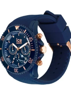 Ice Watch Herrenuhren | Damenuhren-ICE chrono Blue Rose-Gold Large 44mm 020621
