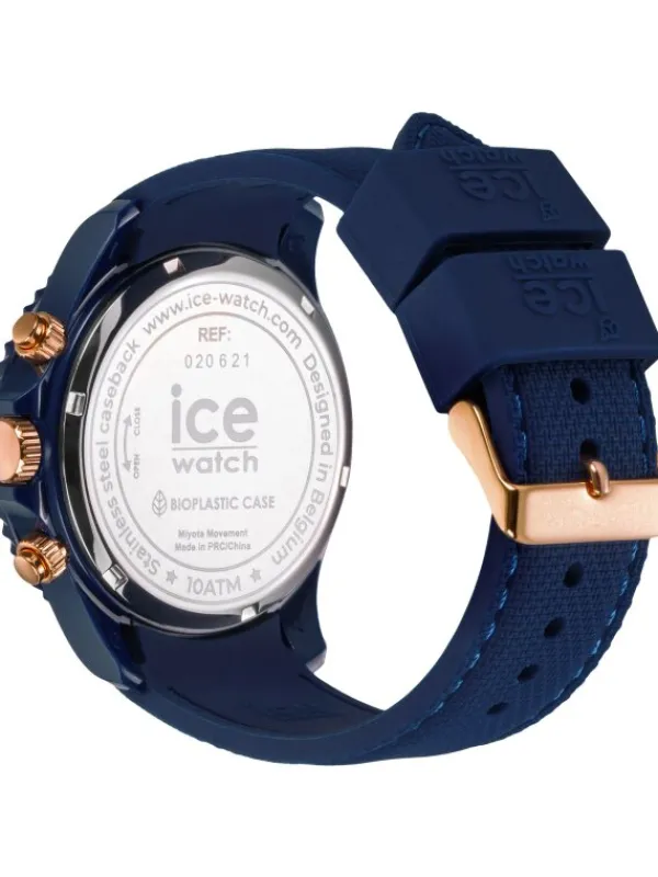 Ice Watch Herrenuhren | Damenuhren-ICE chrono Blue Rose-Gold Large 44mm 020621