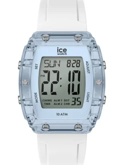 Ice Watch Damenuhren-ICE digit boliday - White - Clear blue - Silver - Small 024567