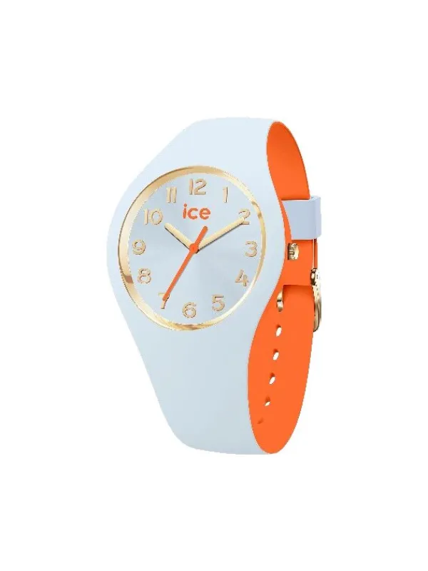 Ice Watch Damenuhren-ICE duo chic - Light blue orange - S 023278